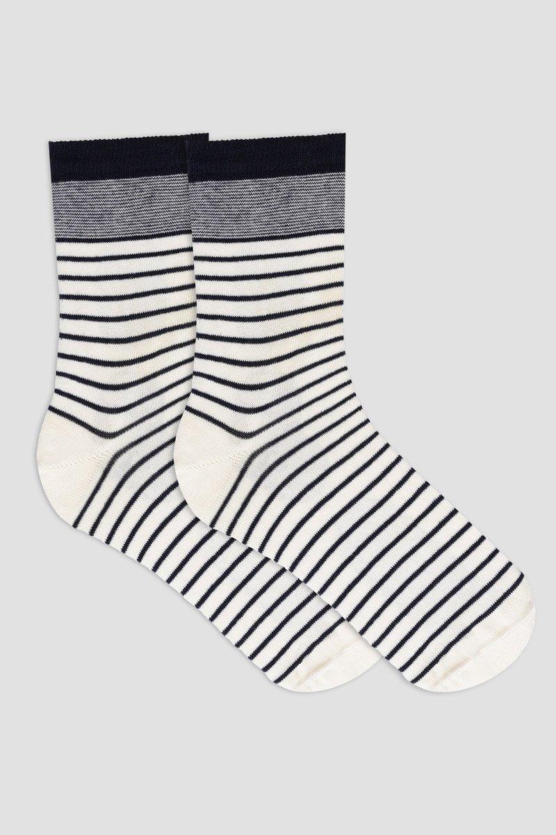 armor lux Chaussettes rayées - coton
