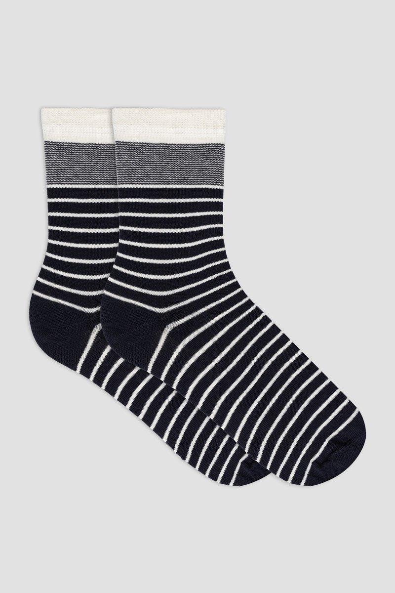 armor lux Chaussettes rayées - coton