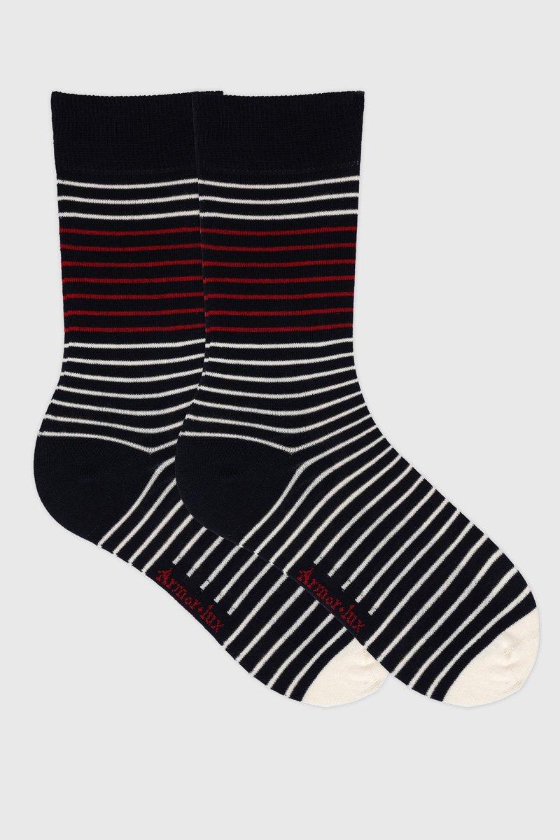 armor lux Chaussettes rayées Homme - coton