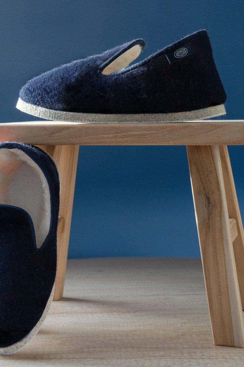 armor lux Chaussons uni du 44 au 48 - laine