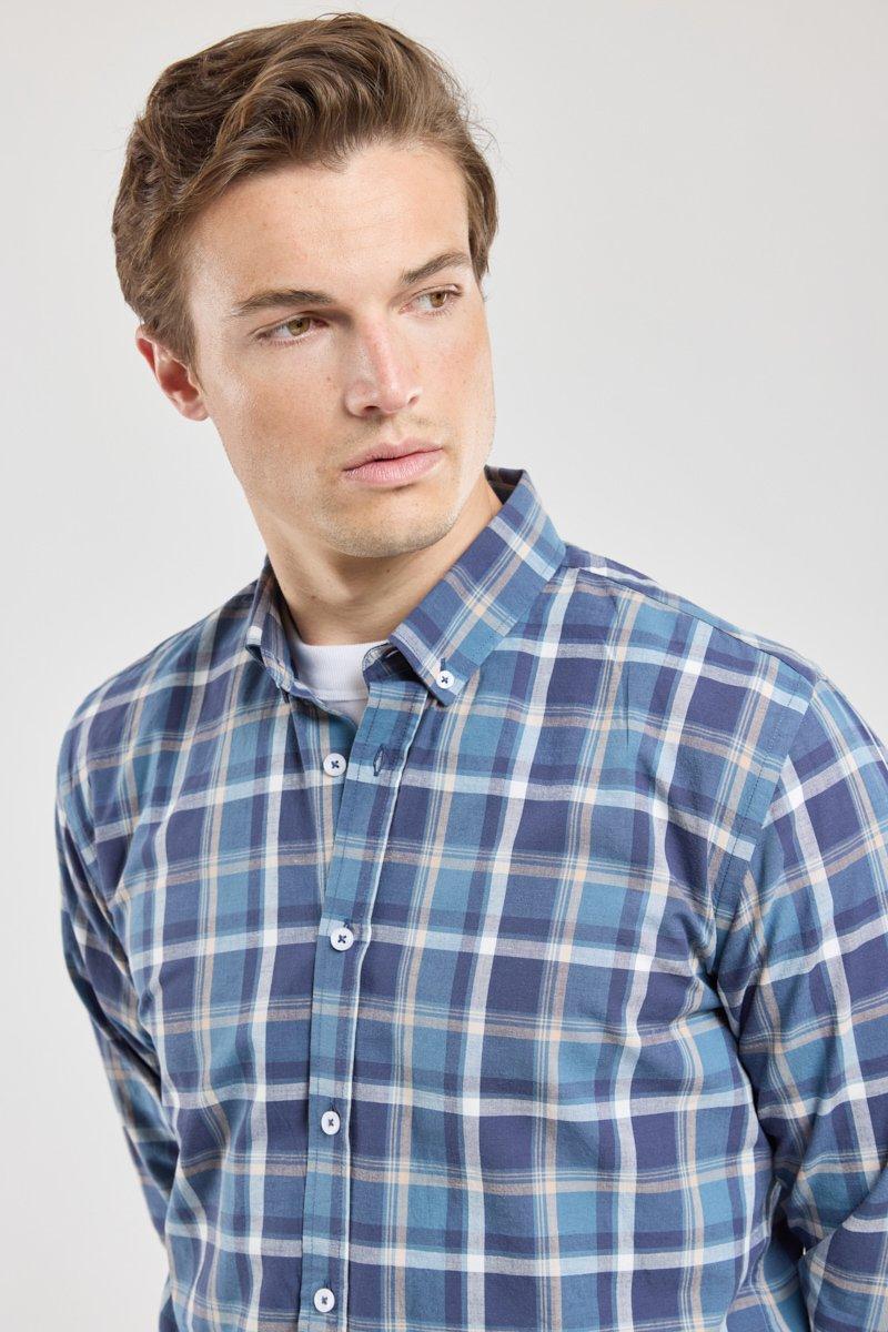 Armor Lux Chemise Coupe Droite - Coton Et Lin