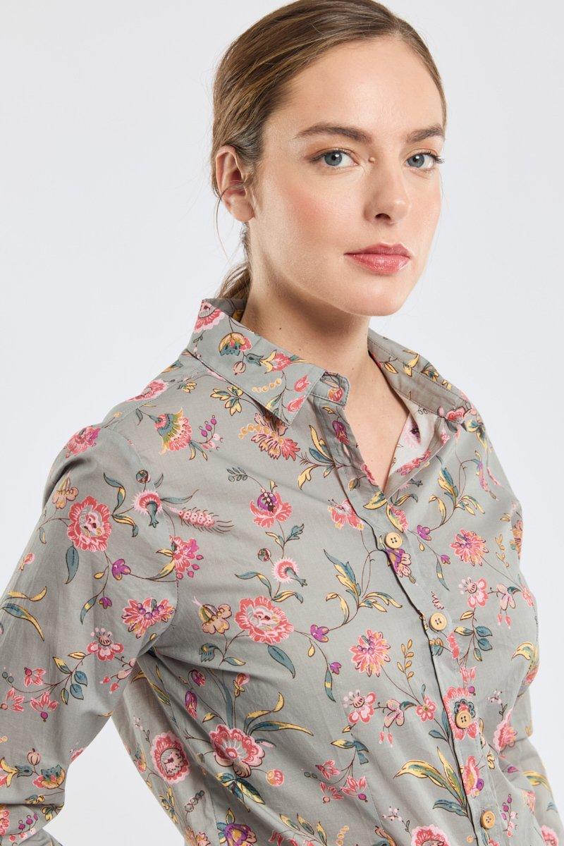 Armor Lux Chemisier Fleuri - Coton