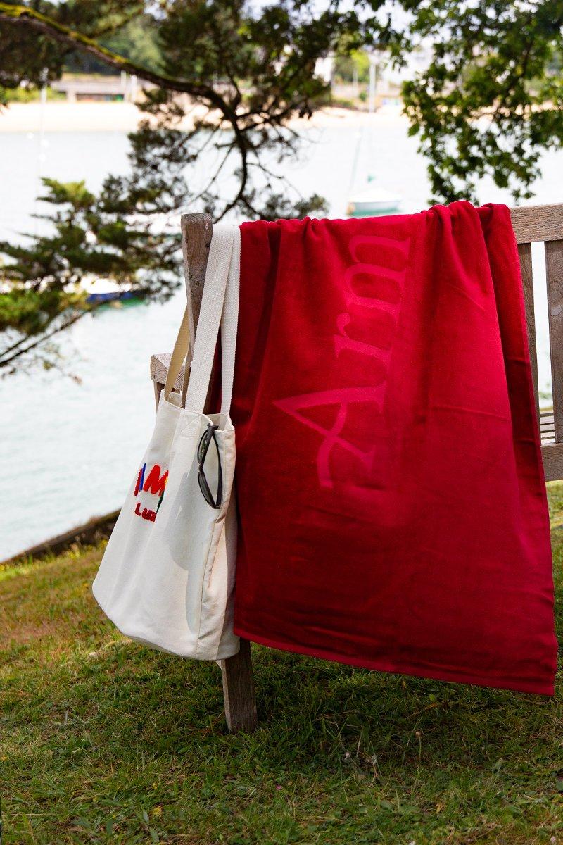 armor lux Drap de plage velours 90 x 160