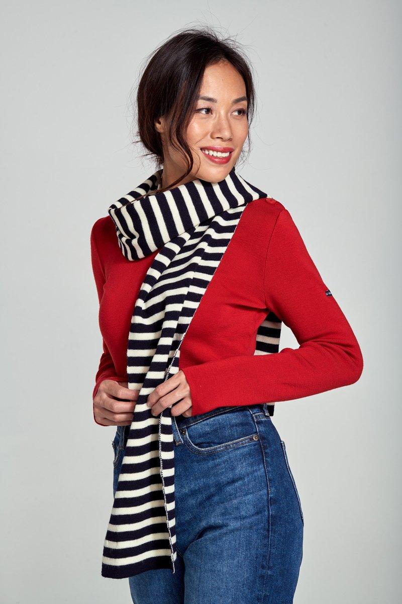 armor lux Echarpe rayée "Guidel" - laine