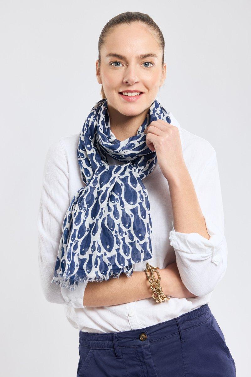 armor lux Foulard "poisson" - coton