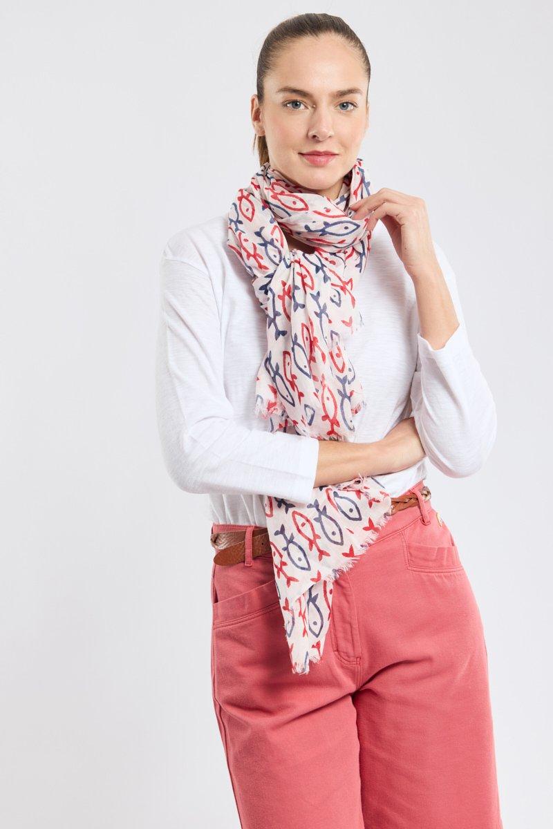 armor lux Foulard "poissons" - coton
