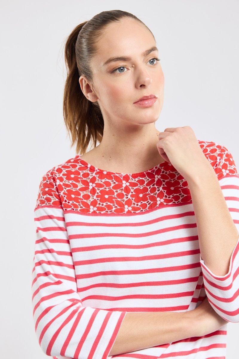 Armor Lux Marinière Fleurie - Coton
