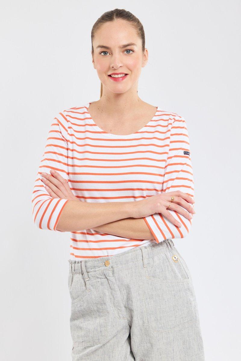 armor lux Marinière manches 3/4 - coton léger