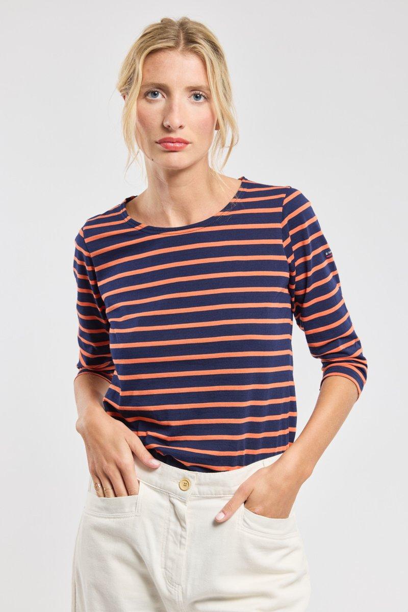 armor lux Marinière manches 3/4 - coton léger