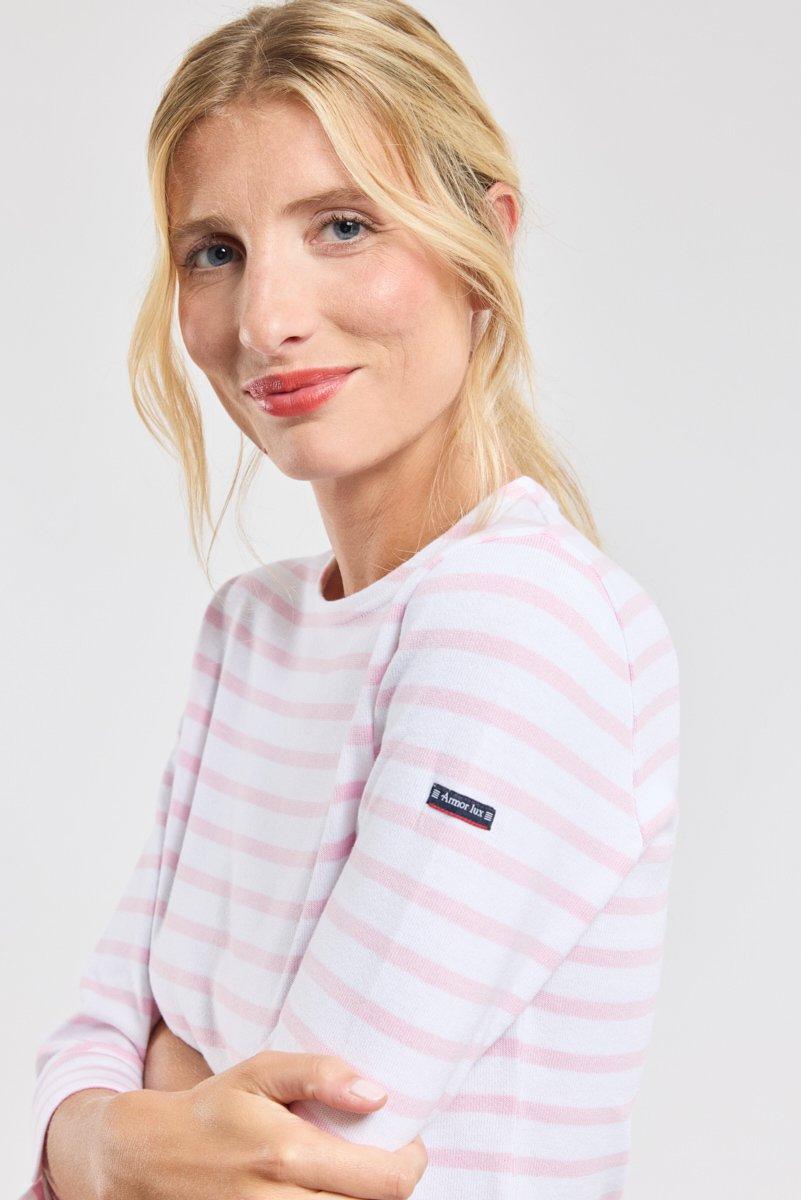 Armor Lux Marinière Manches 3/4 - Coton Rustique