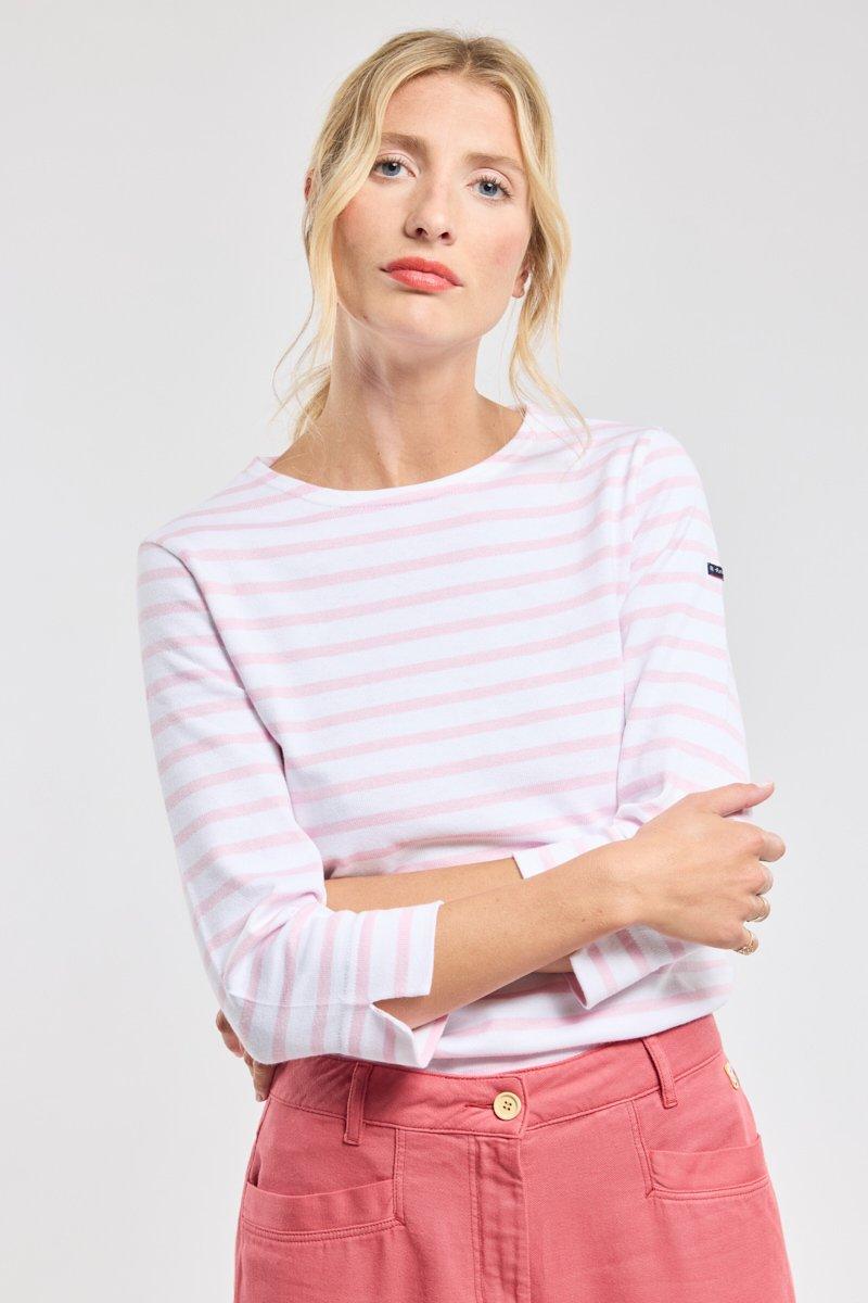 Armor Lux Marinière Manches 3/4 - Coton Rustique