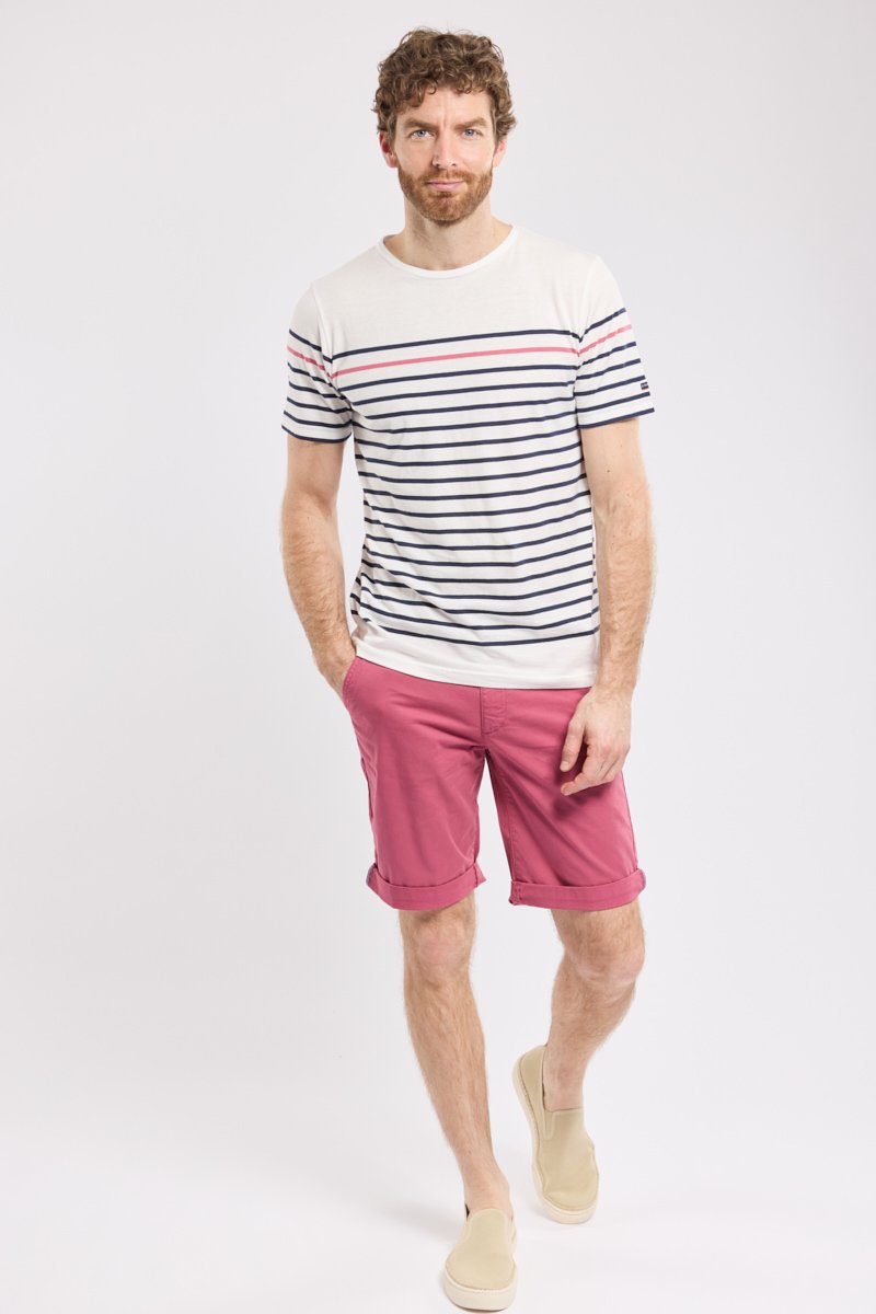 Armor Lux Marinière Manches Courtes - Coton Léger