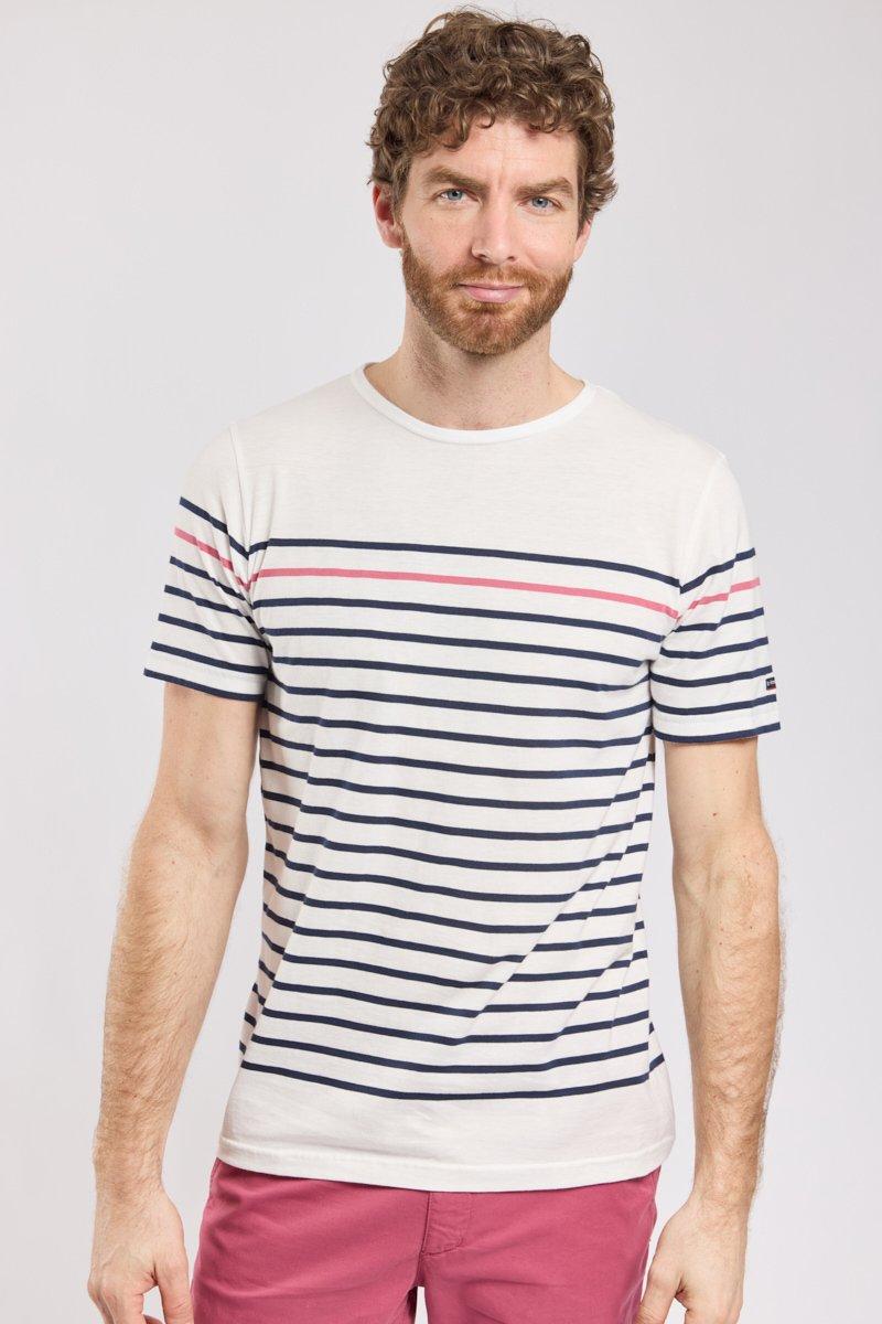 Armor Lux Marinière Manches Courtes - Coton Léger