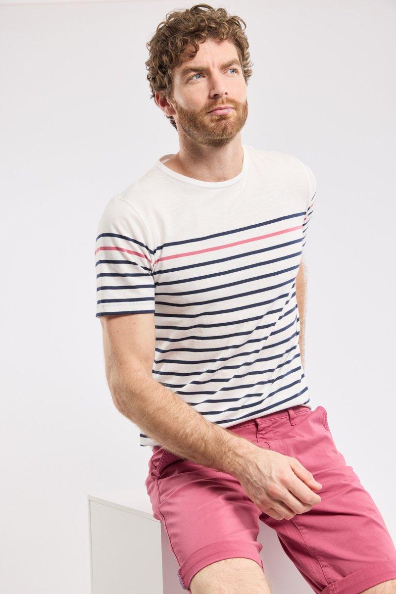 armor lux Marinière manches courtes - coton léger