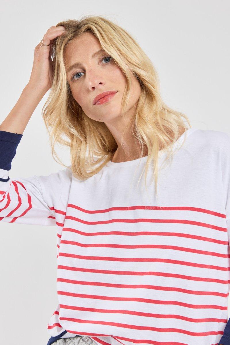 Armor Lux Marinière Oversized - Coton Léger