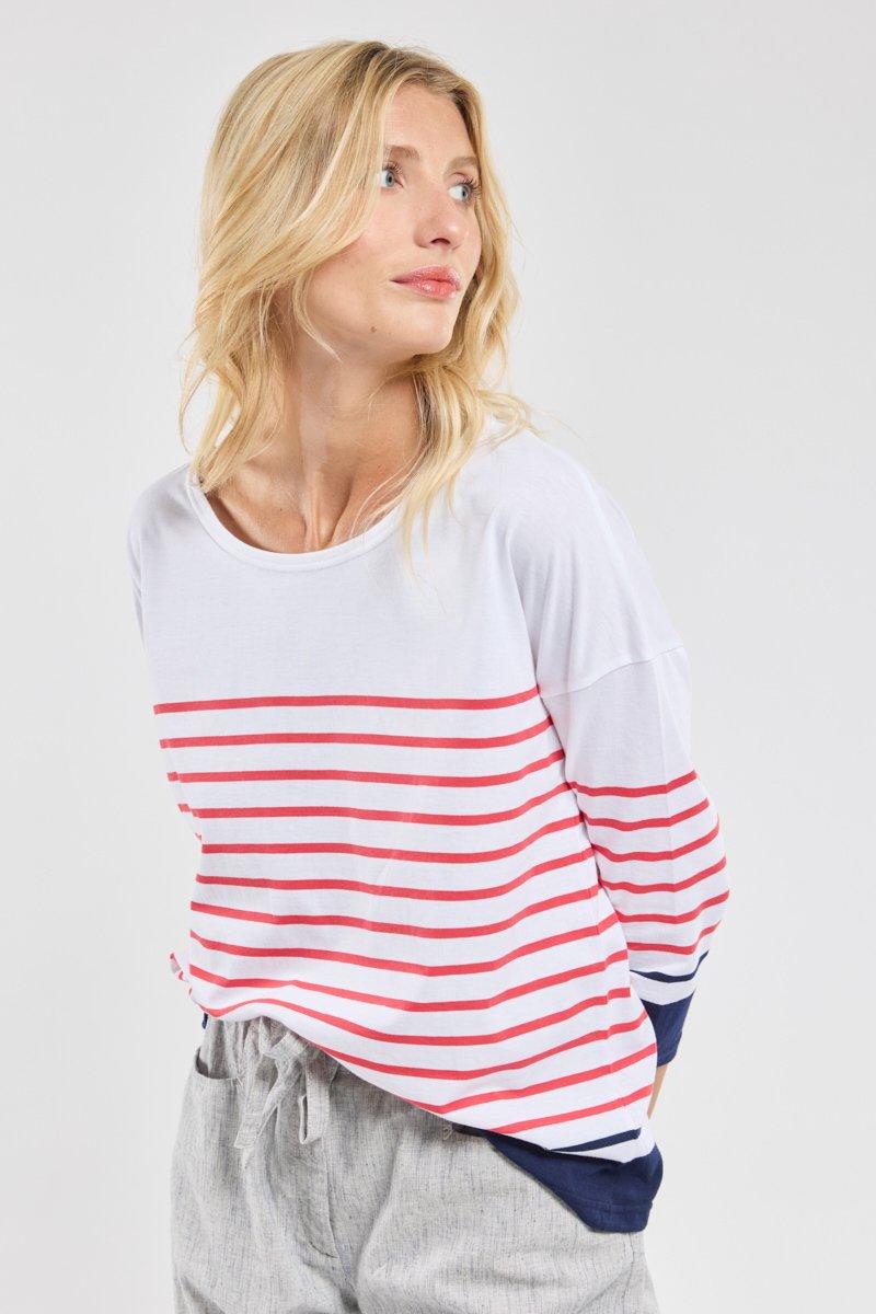 Armor Lux Marinière Oversized - Coton Léger