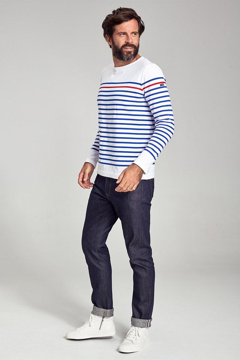 Armor Lux Marinière "Rempart" - Coton Lourd