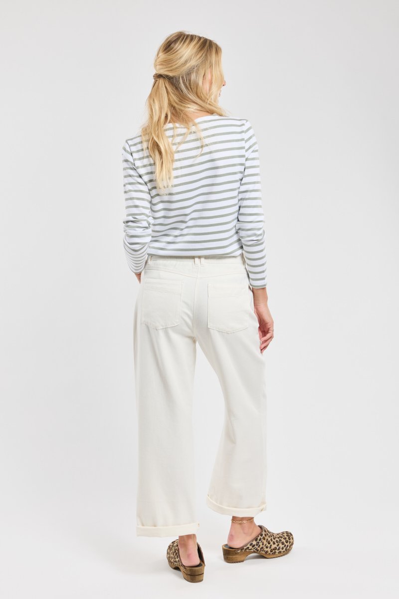 Armor Lux Pantalon Large - Toile De Coton