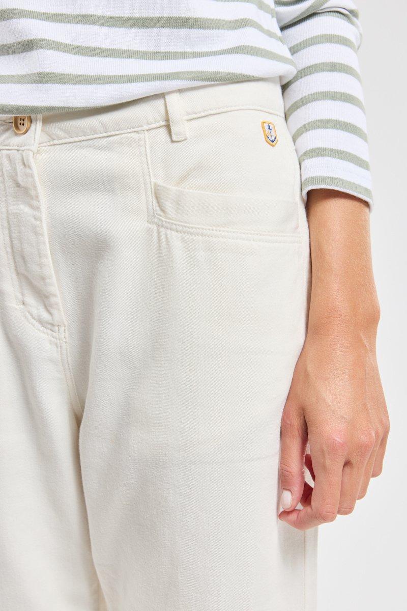 Armor Lux Pantalon Large - Toile De Coton