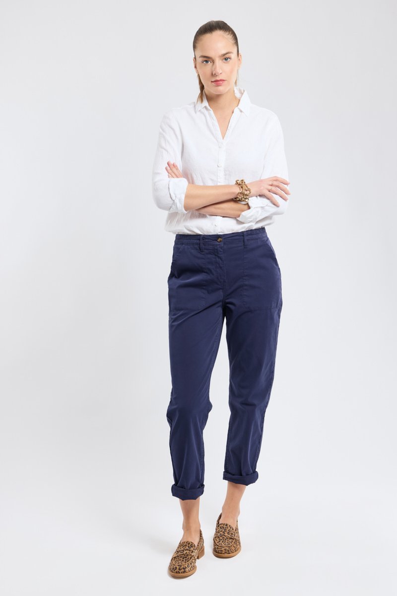 armor lux Pantalon taille élastique - coton