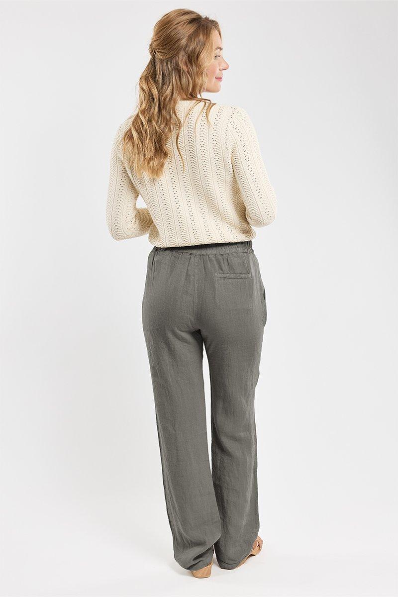Armor Lux Pantalon Taille élastique - Lin
