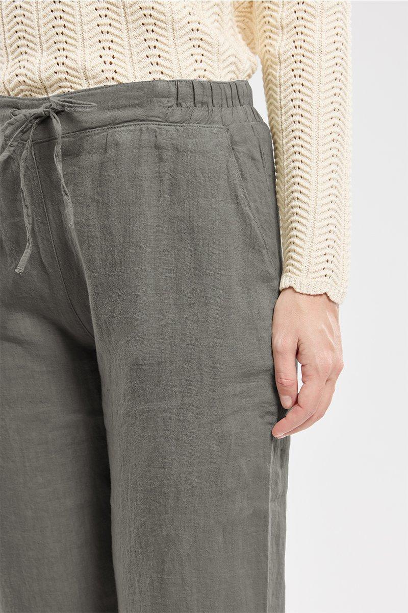 Armor Lux Pantalon Taille élastique - Lin