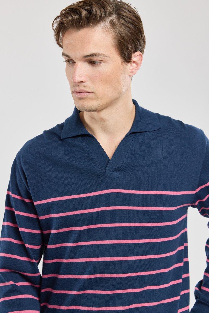 Armor Lux Pull Col Vareuse - Coton