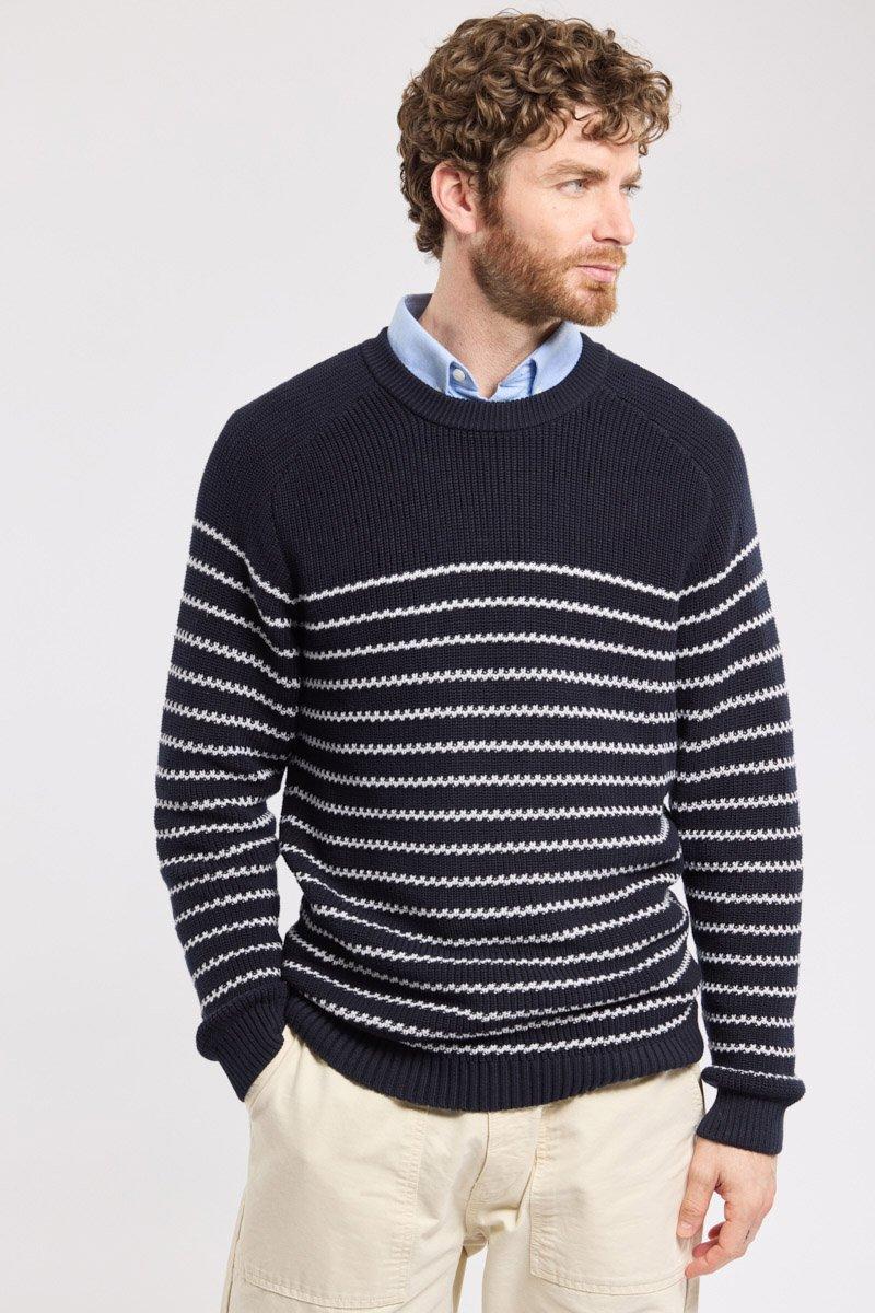 armor lux Pull maille perlée - coton