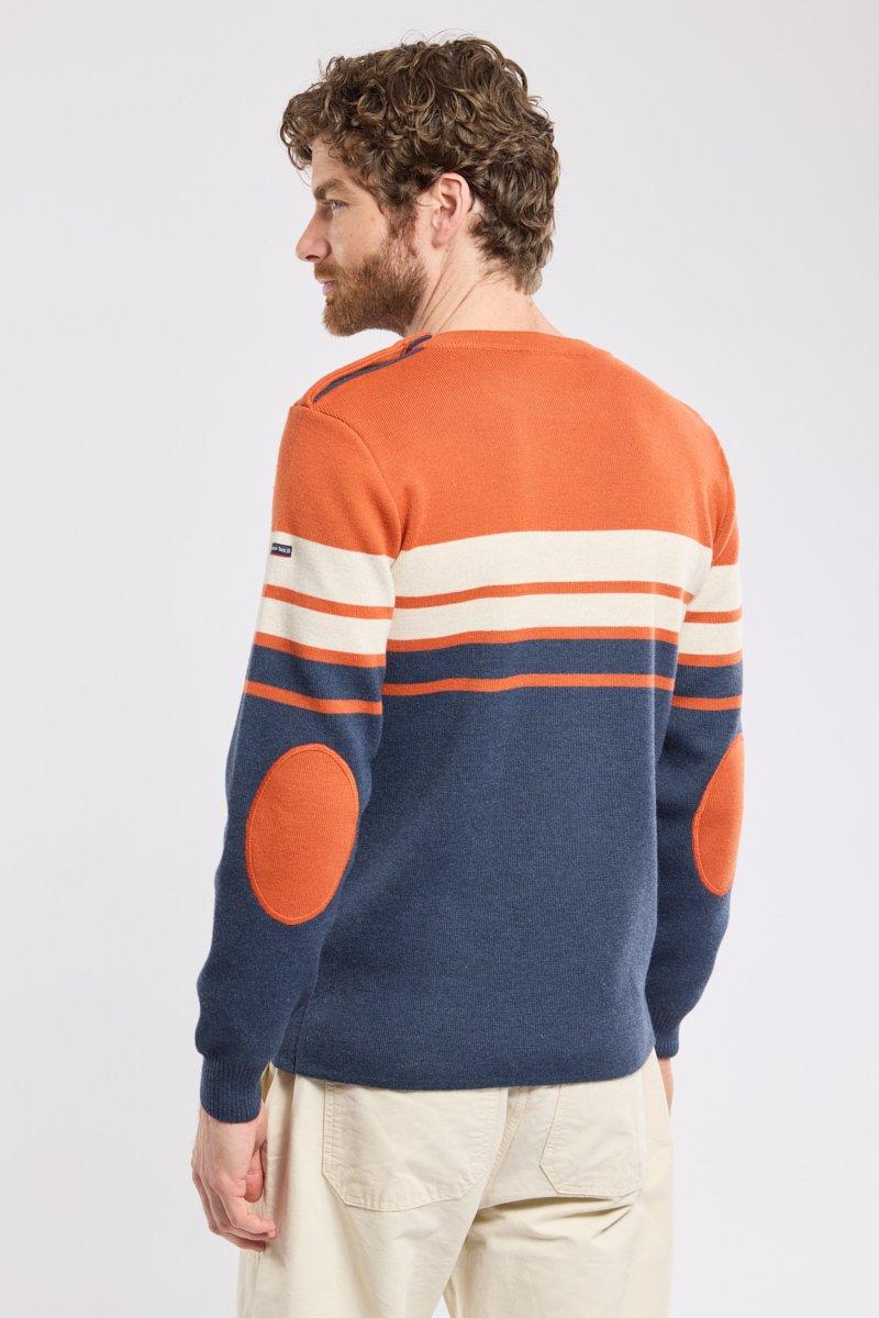 Armor Lux Pull Marin Avec Coudières - Laine