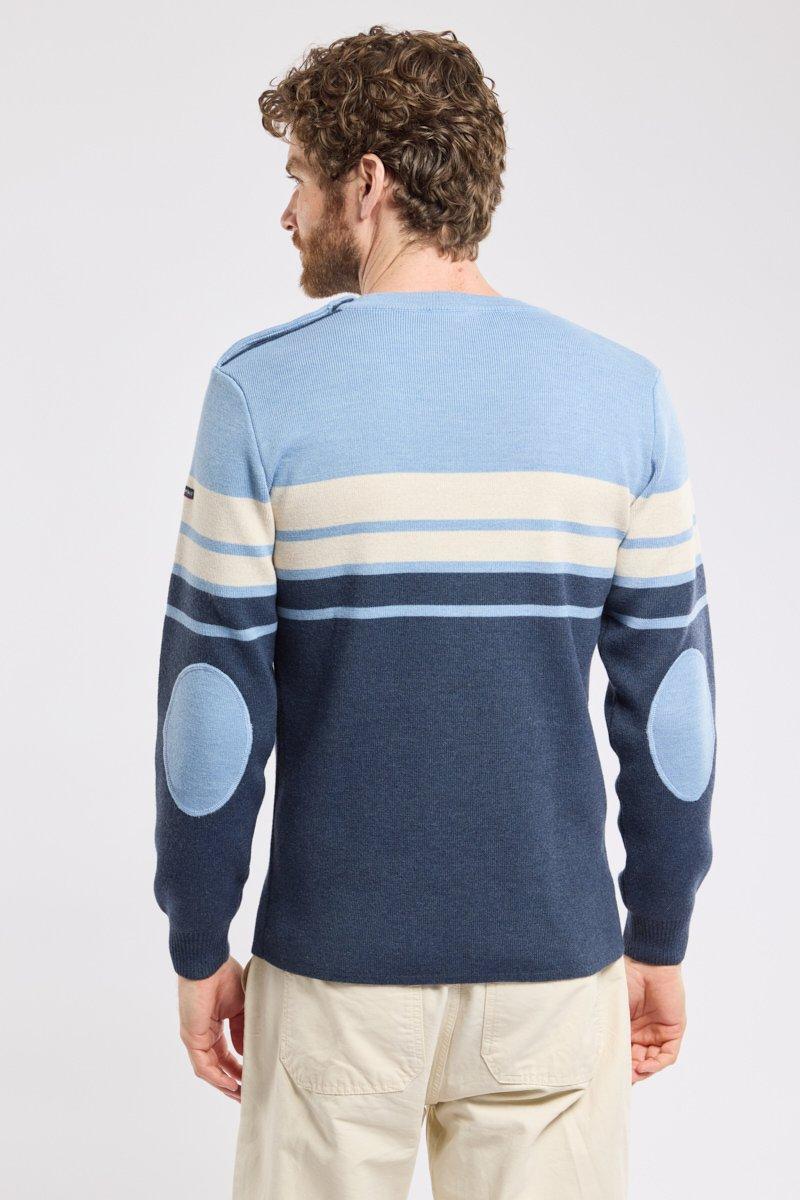 Armor Lux Pull Marin Avec Coudières - Laine