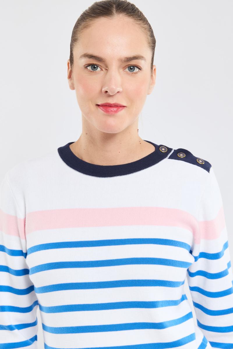 Armor Lux Pull Marin Bicolore - Coton
