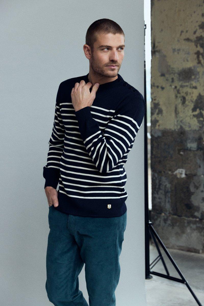 armor lux Pull marin "Goulenez" - laine mérinos