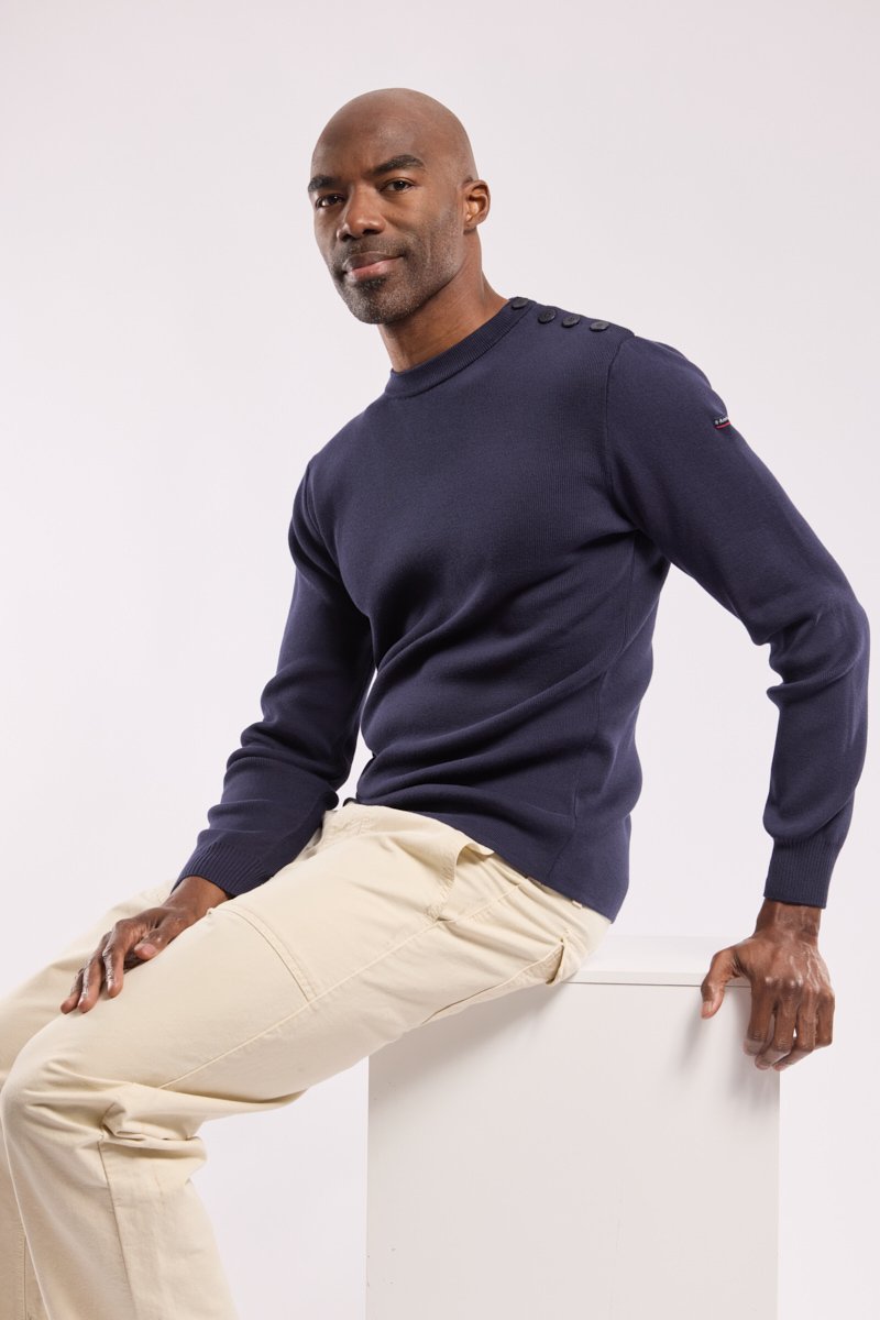 Armor Lux Pull Marin "Groix" - Coton