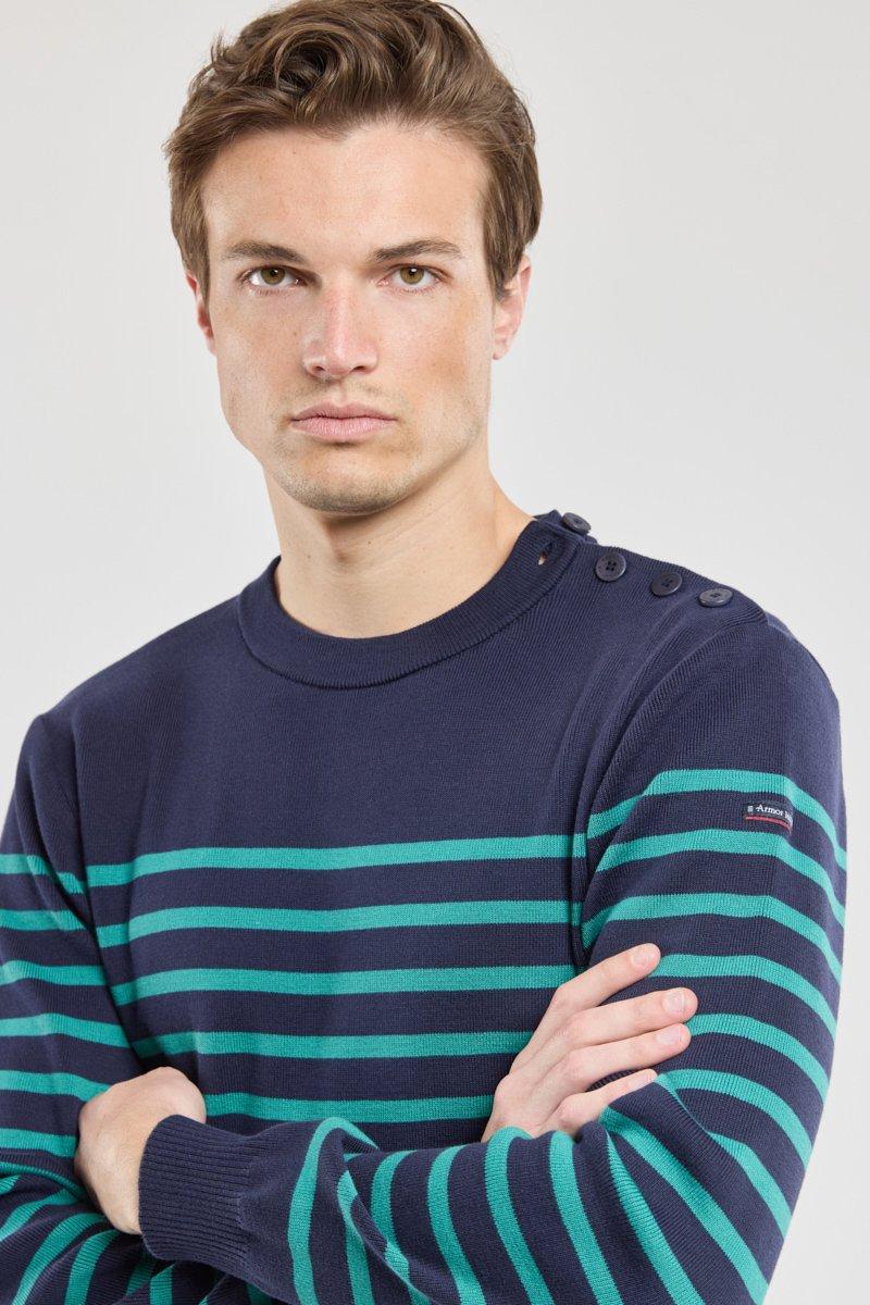 armor lux Pull marin rayé "Groix" - coton