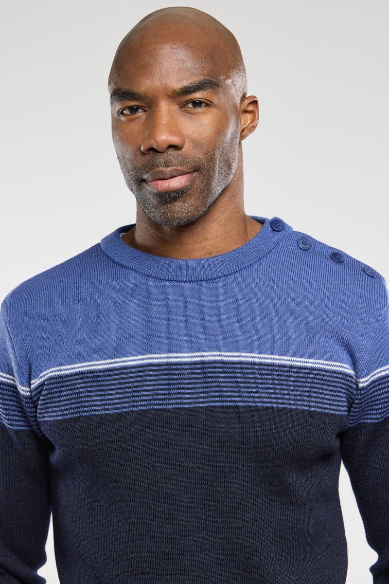 Armor Lux Pull Marin Rayé - Laine