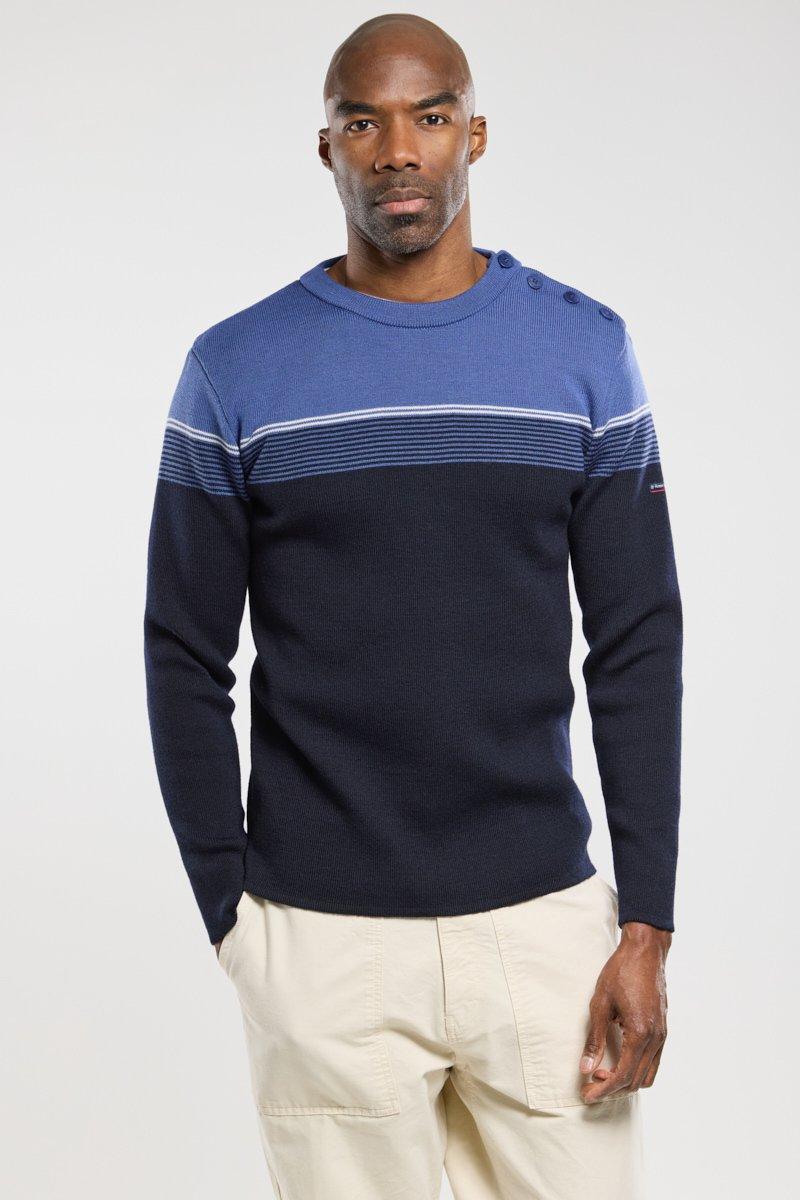 Armor Lux Pull Marin Rayé - Laine