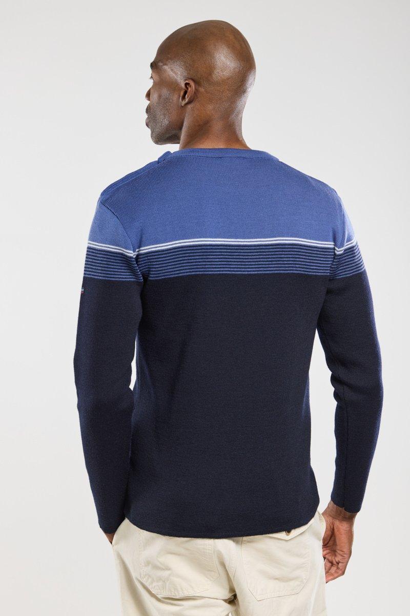 Armor Lux Pull Marin Rayé - Laine