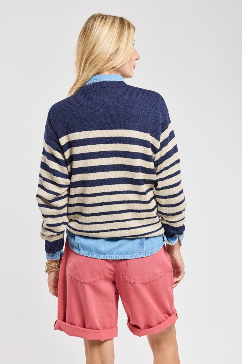 Armor Lux Pull Rayé - Coton