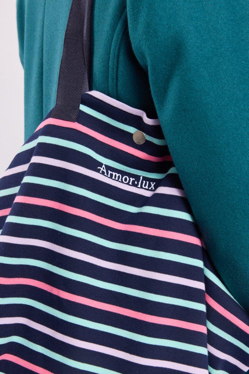 Armor Lux Sac Cabas Rayé - Coton