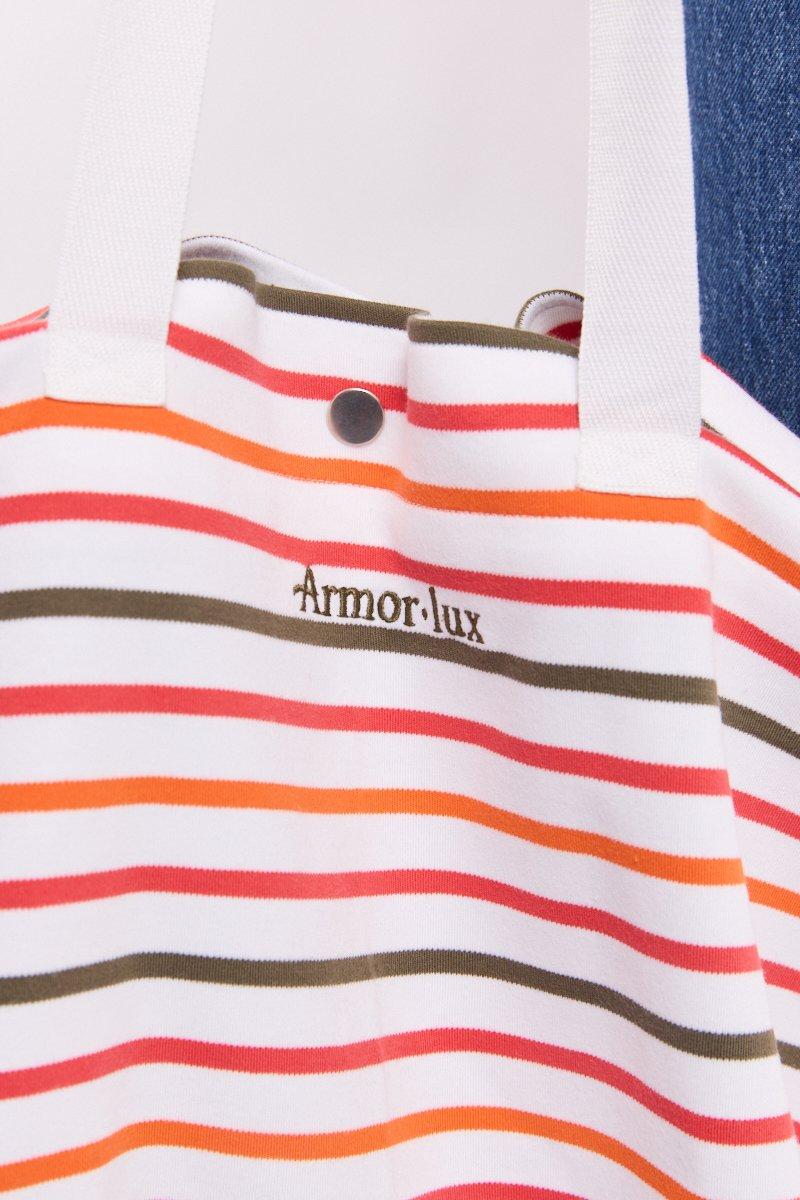 Armor Lux Sac Cabas Rayé - Coton