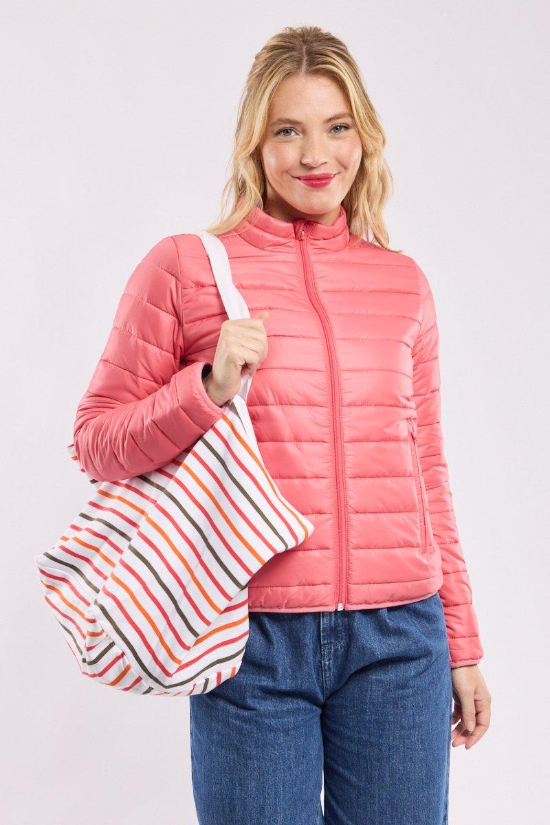 Armor Lux Sac Cabas Rayé - Coton