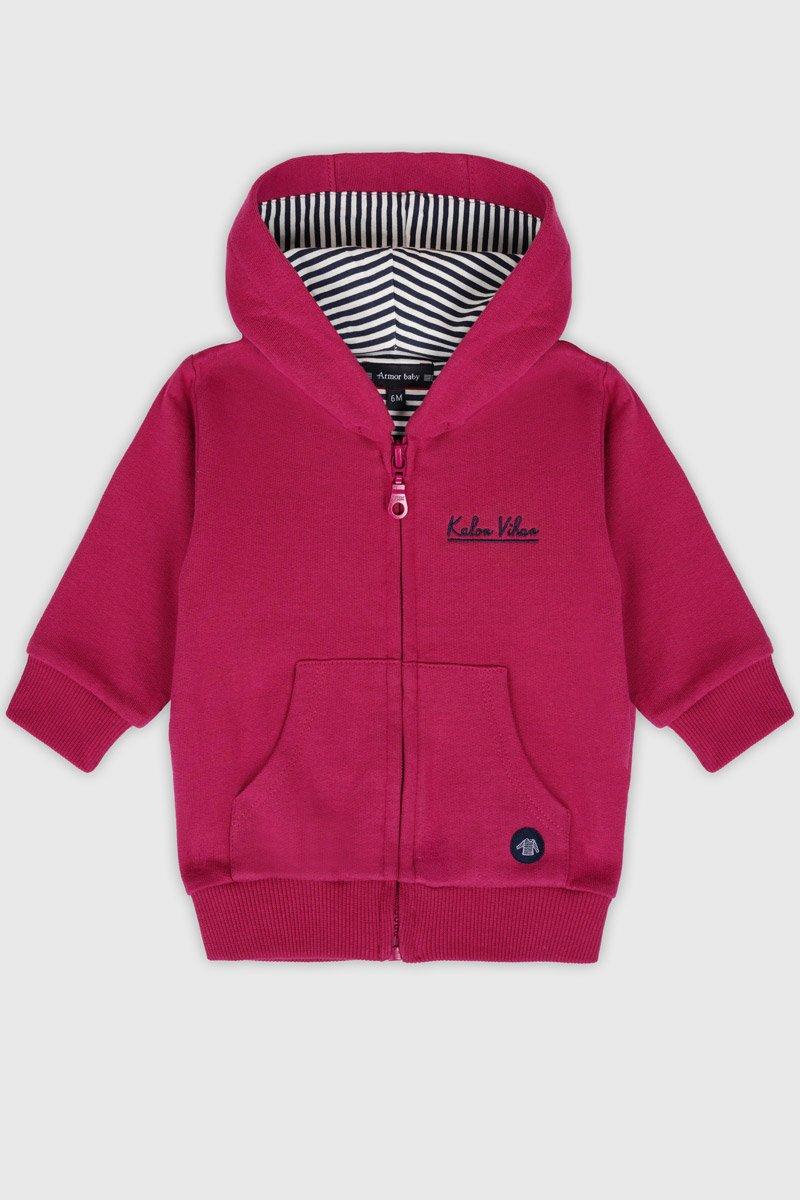 armor lux Sweat zippé Baby - coton