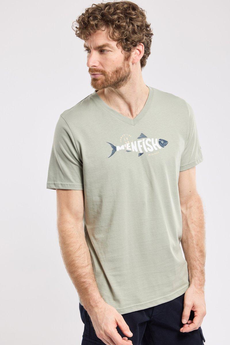 Armor Lux T-shirt "m'enfish" - Coton Léger
