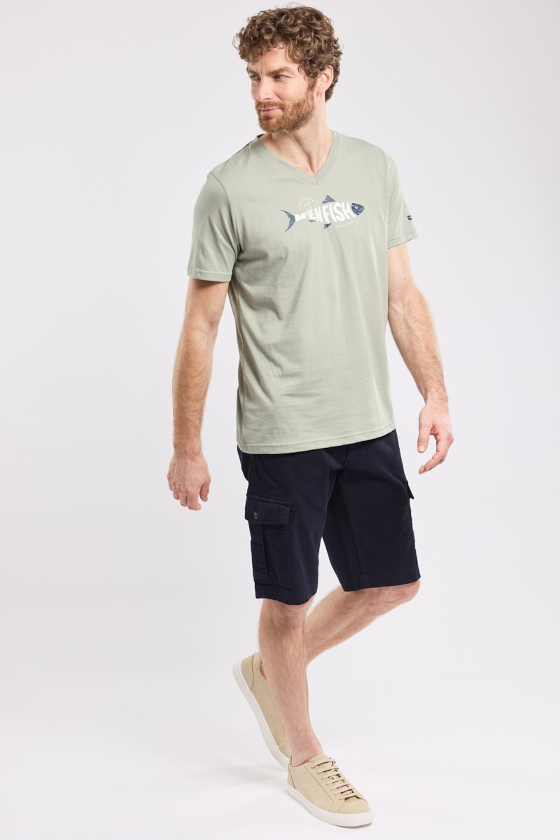 Armor Lux T-shirt "m'enfish" - Coton Léger