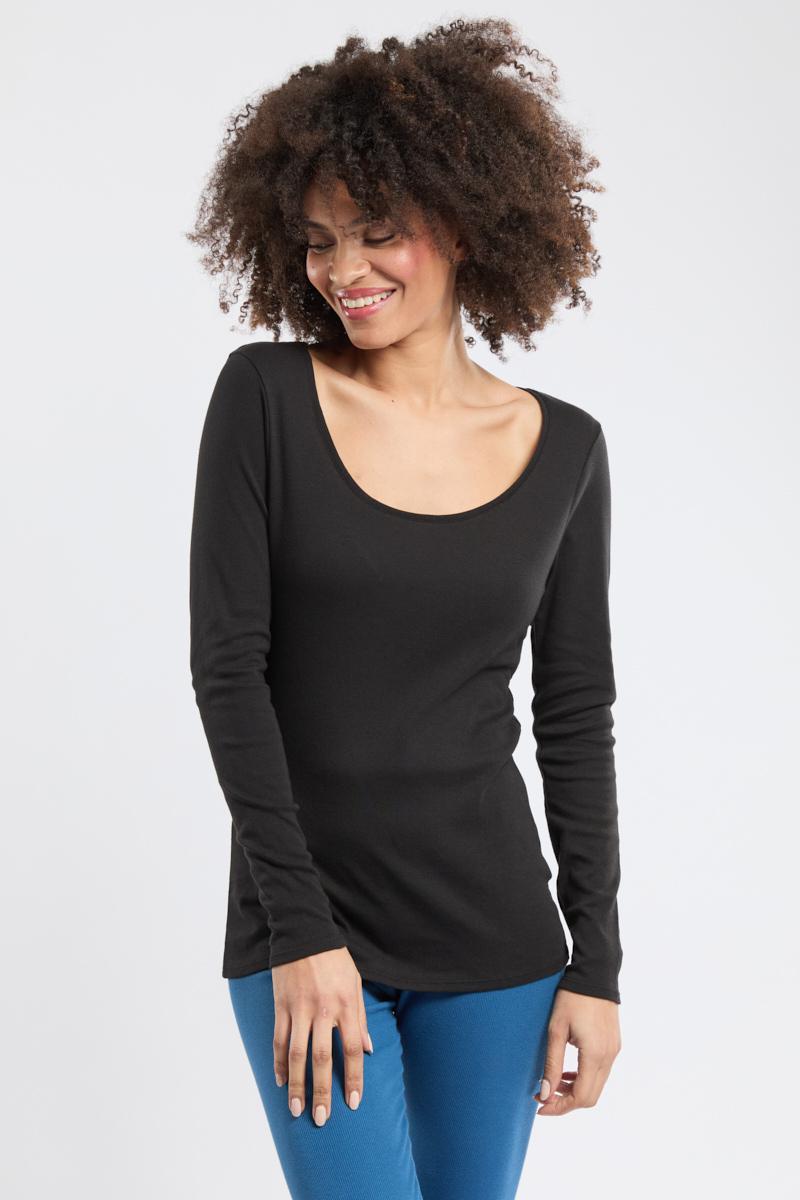 armor lux T-shirt manches longues - coton et kapok armor lux T-shirt manches longues - coton et kapok