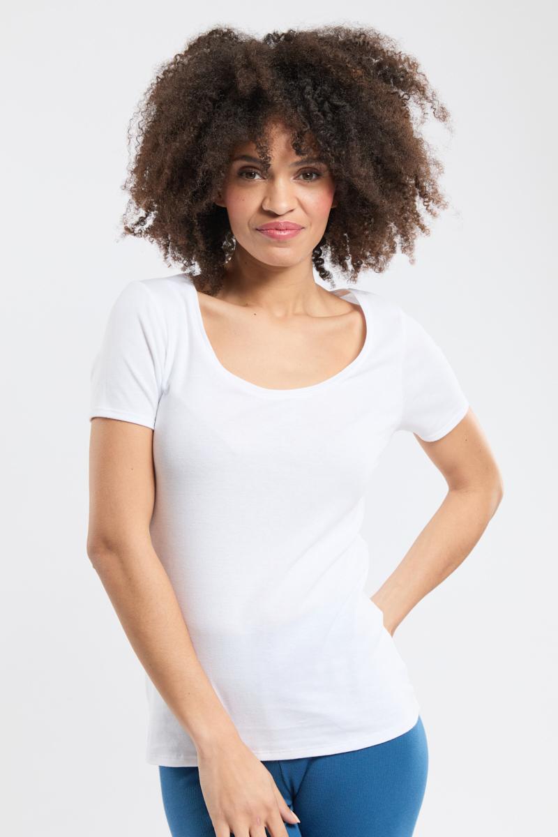 armor lux T-shirt uni - coton et kapok armor lux T-shirt uni - coton et kapok