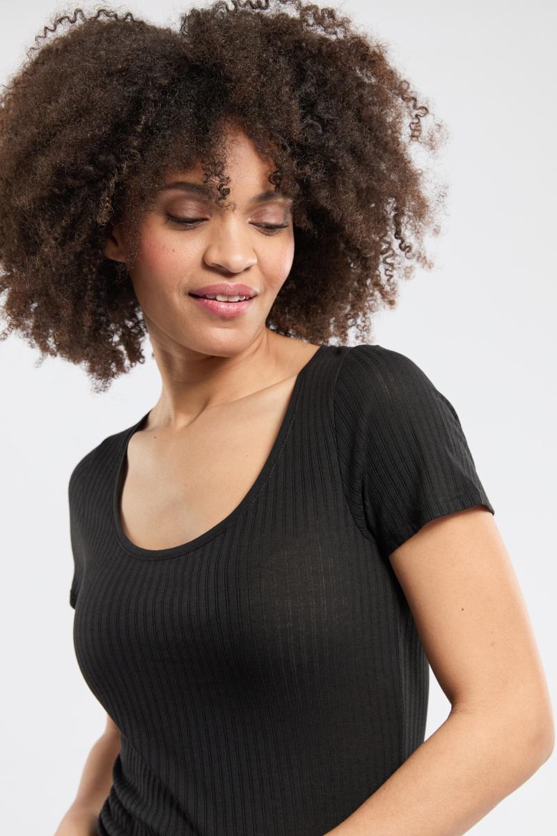 Armor Lux T-shirt Uni - Lyocell Et Coton