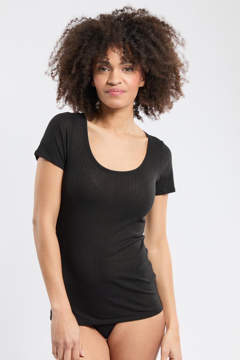 armor lux T-shirt uni - Lyocell et coton armor lux T-shirt uni - Lyocell et coton