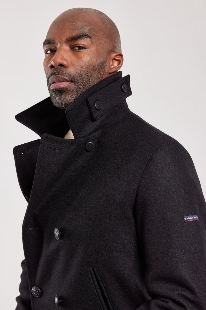 Armor Lux Caban Marin "Cap Sizun" - Drap De Laine - Taille 5XL à 9XL