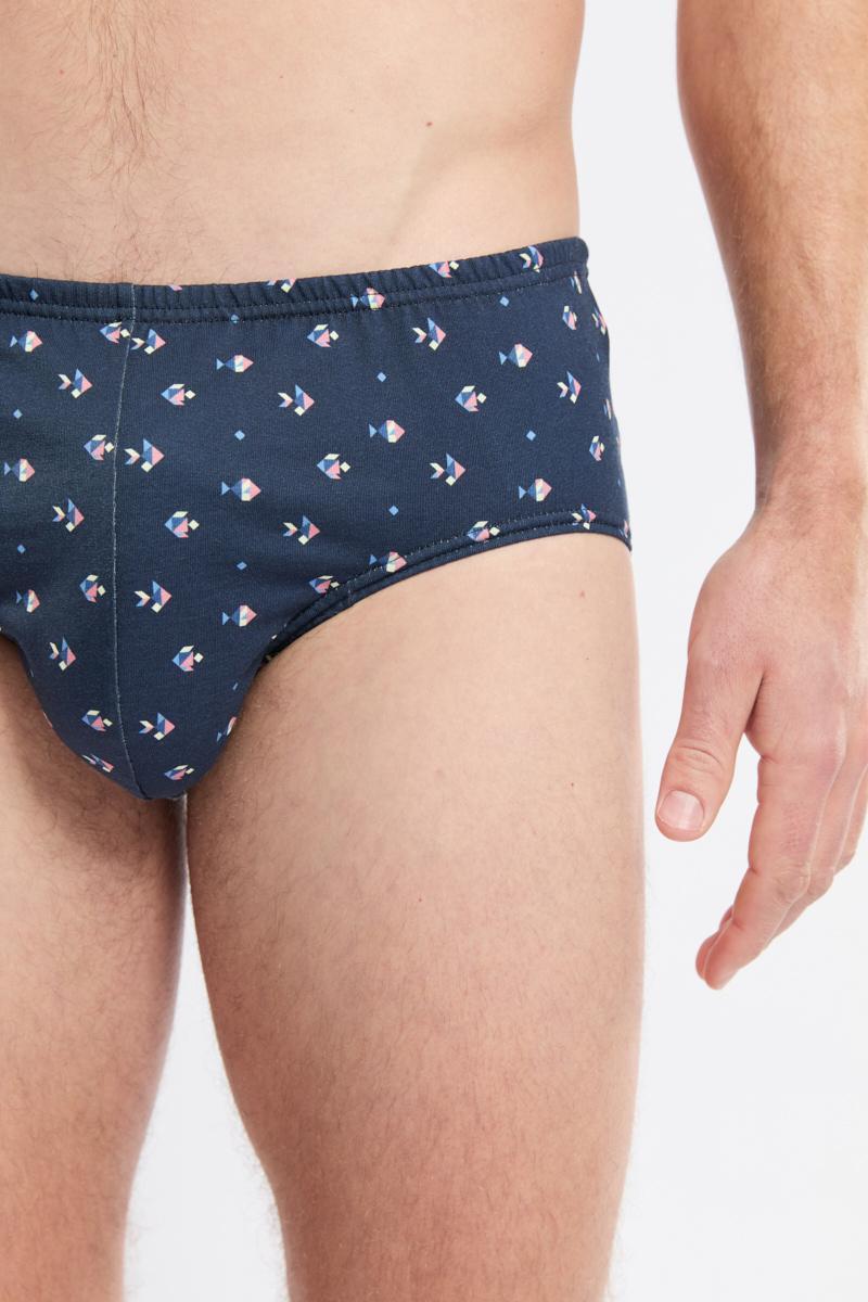 Armor Lux Slip Imprimé - Coton Issu De L'agriculture Biologique